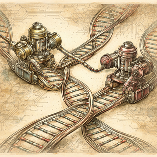 Two trains, one track, and one very stressed enzyme